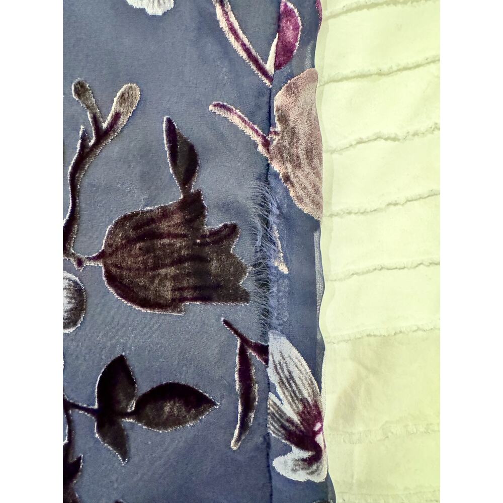 UO Burnout Velvet Floral Dress Women’s Small Whimsigoth Witchy Fairy Bell Sleeve - Picture 10 of 16